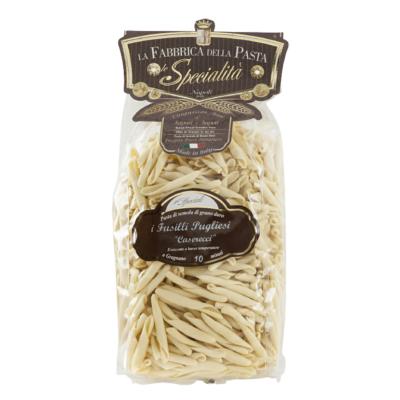 Pâtes de Gragnano I.G.P. Fusilli des Puglie "Fabbrica della Pasta" - 500 gr Pâtes artisanales typiques de Naples