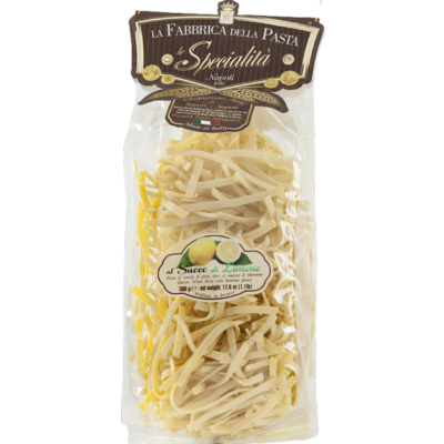 Pâtes de Gragnano I.G.P. Scialatielli au citron "Fabbrica della Pasta" - 500 gr Pâtes artisanales typiques de Naples