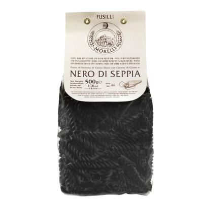 Pâtes au germe de blé à l'encre de seiche Fusilli Morelli - 500 gr Pâtes artisanales toscanes